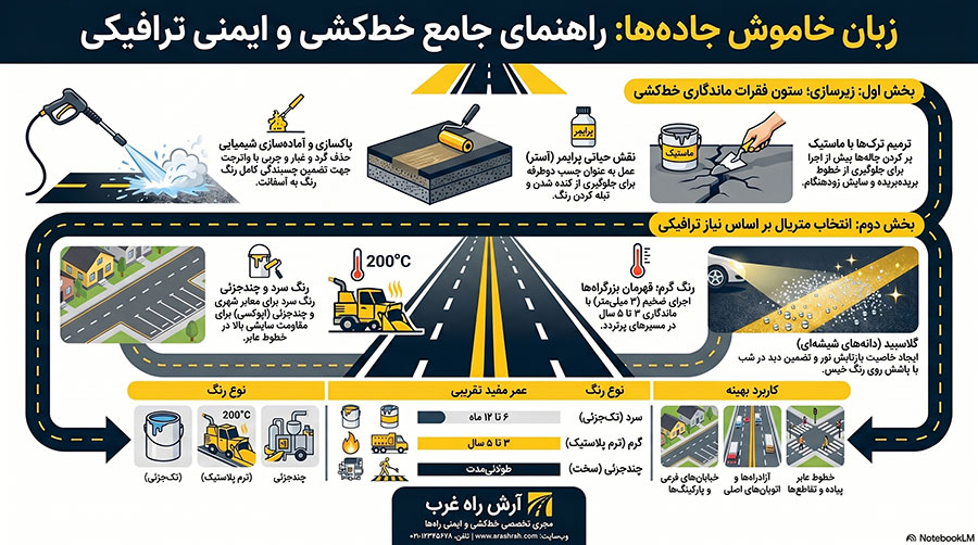 رنگ امیزی جاده ای