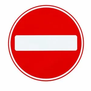 تابلو ورود ممنوع